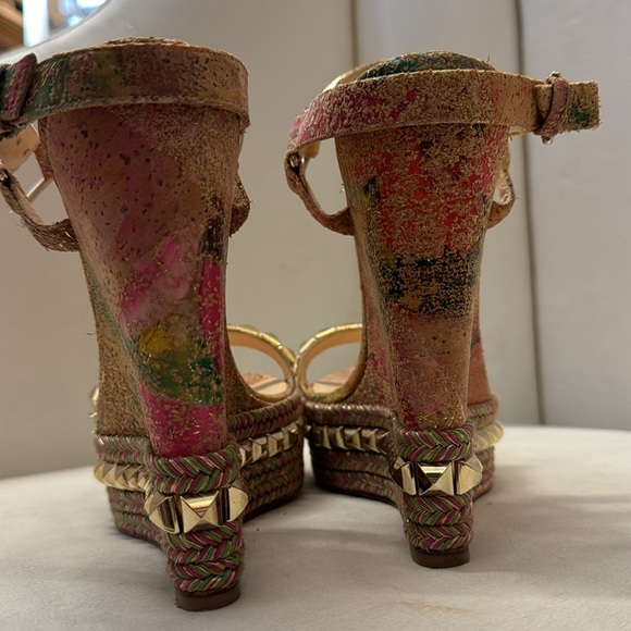 Christian Louboutin Studded Heel Sandal - Picture 7 of 8